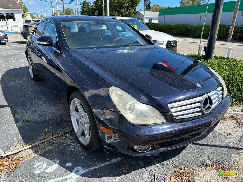 2006 CLS 500 - Capri Blue Metallic / Ash Grey photo #4