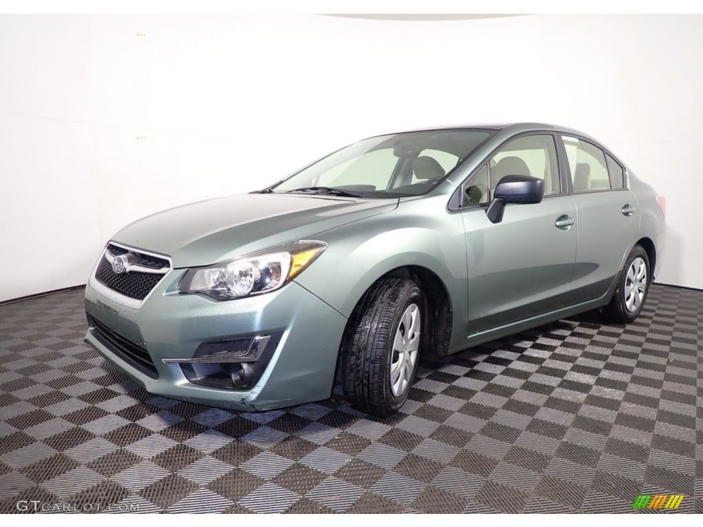 2016 Impreza 2.0i 4-door - Jasmine Green Metallic / Ivory photo #7
