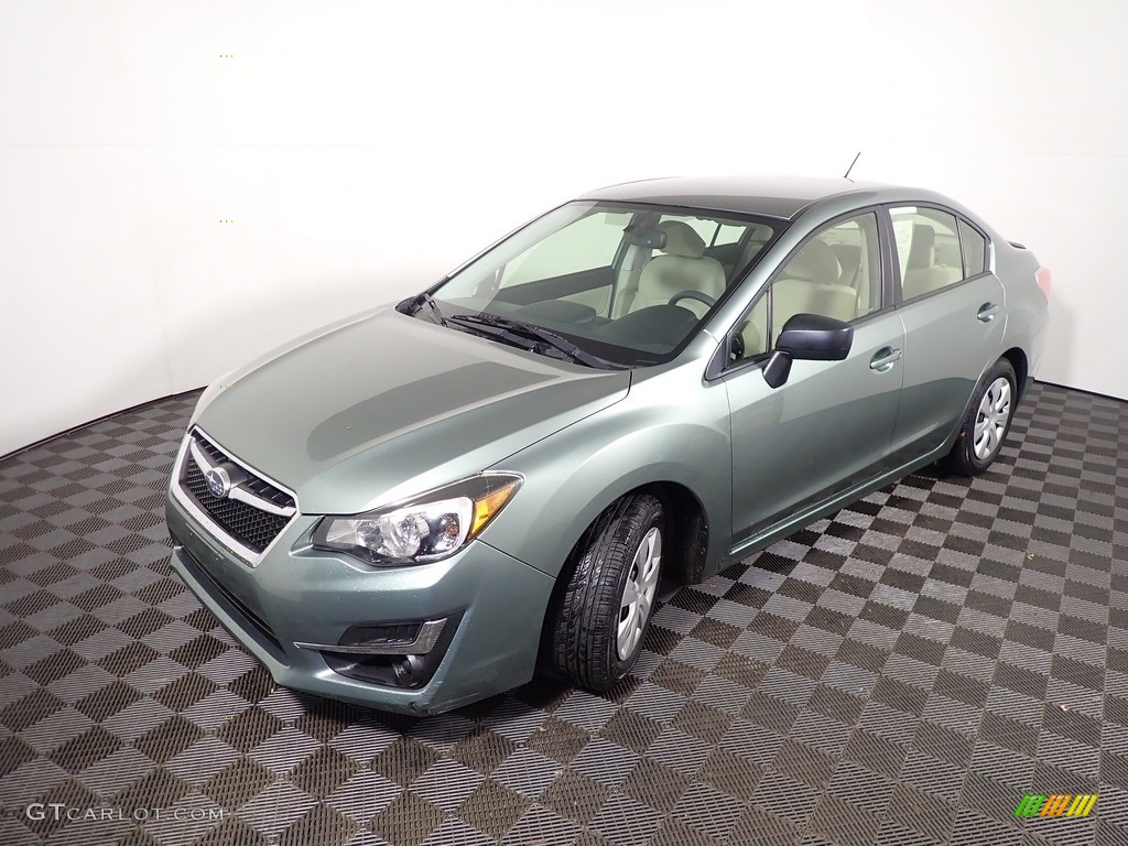 2016 Impreza 2.0i 4-door - Jasmine Green Metallic / Ivory photo #8