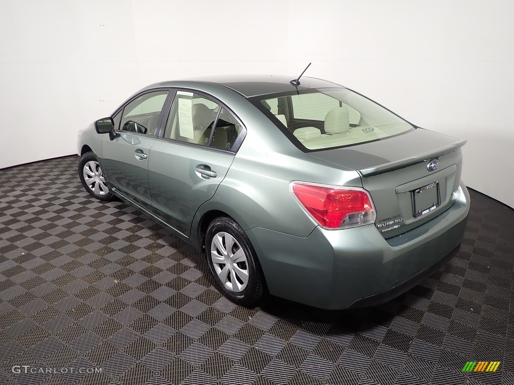 2016 Impreza 2.0i 4-door - Jasmine Green Metallic / Ivory photo #10