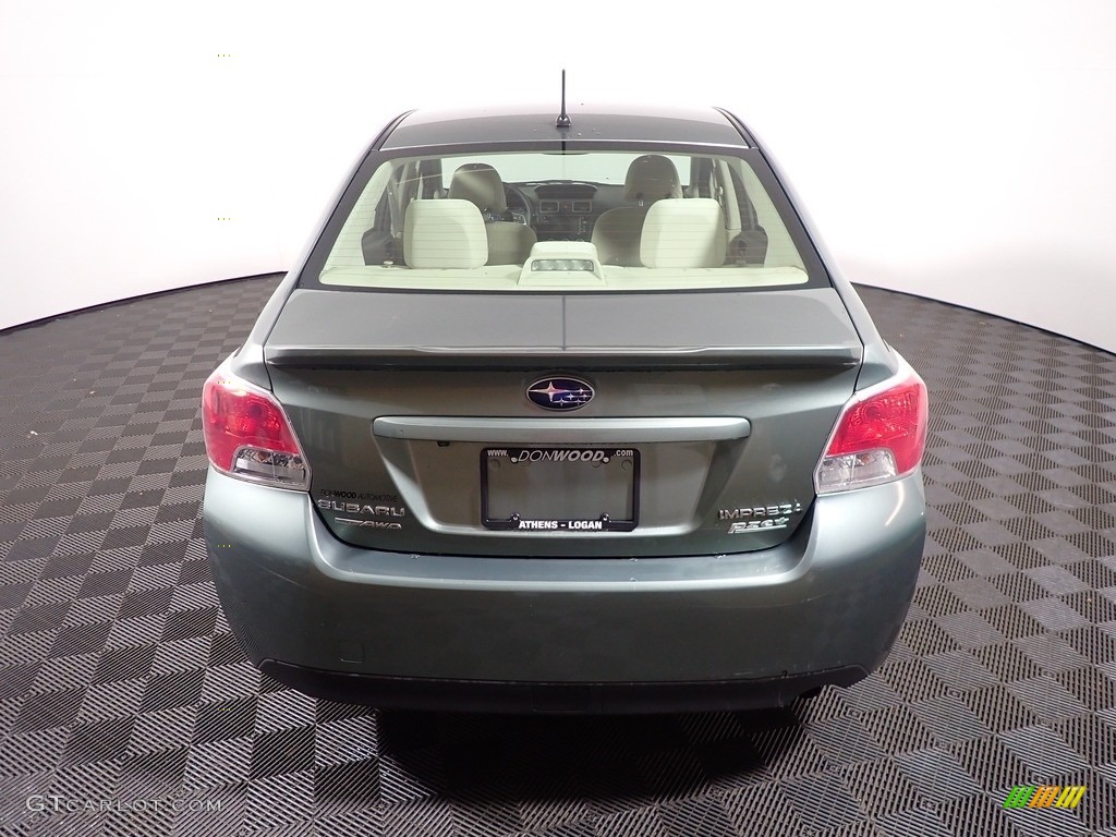 2016 Impreza 2.0i 4-door - Jasmine Green Metallic / Ivory photo #11