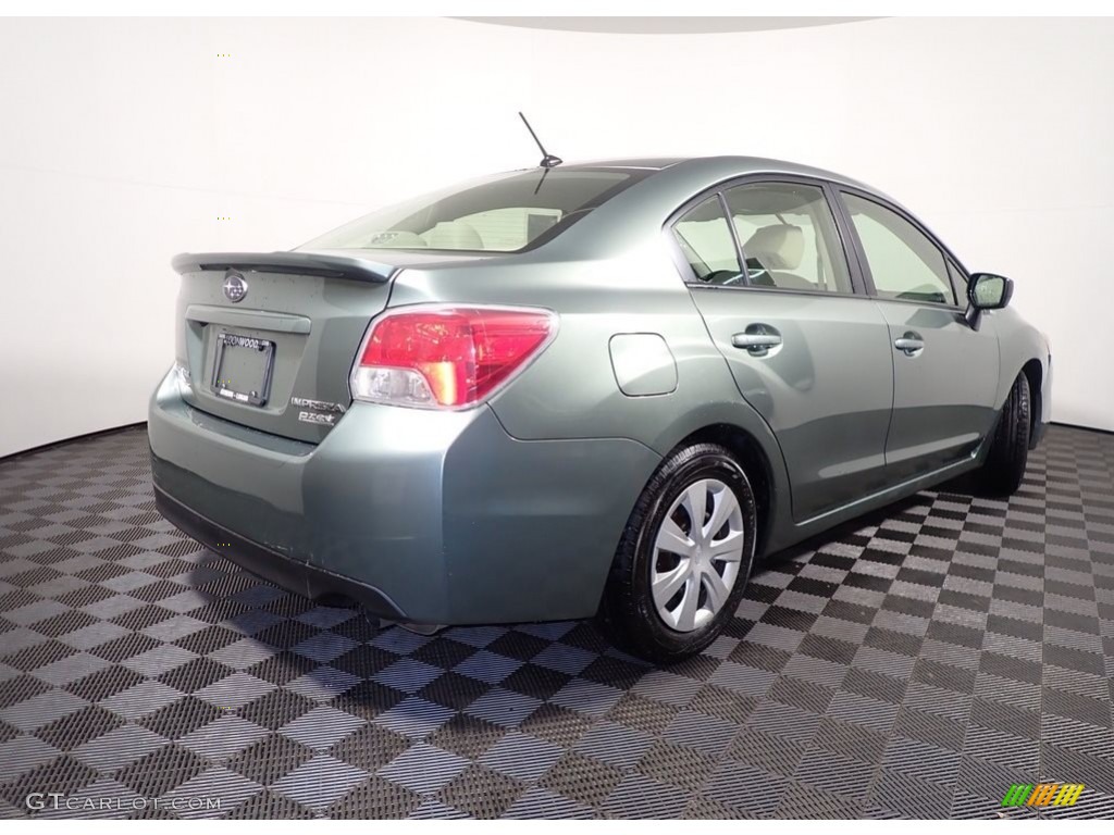 2016 Impreza 2.0i 4-door - Jasmine Green Metallic / Ivory photo #14