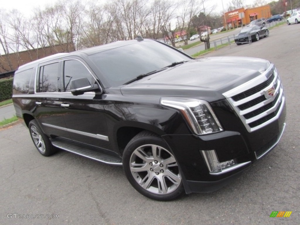 Black Raven 2017 Cadillac Escalade ESV Luxury Exterior Photo #145793908