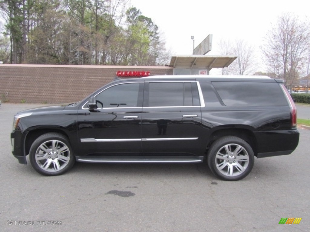 Black Raven 2017 Cadillac Escalade ESV Luxury Exterior Photo #145793971