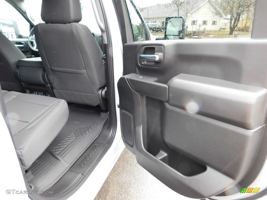 2023 Chevrolet Silverado 3500HD LT Crew Cab 4x4 Jet Black Door Panel Photo #145794085