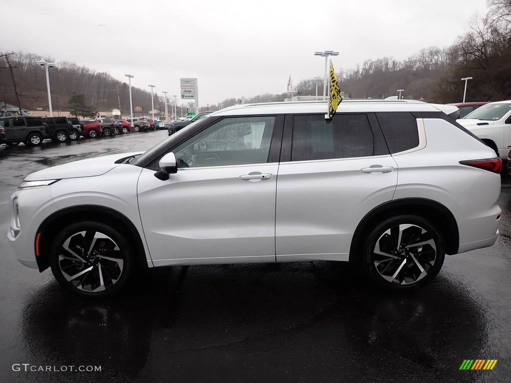White Diamond 2022 Mitsubishi Outlander SEL S-AWC Exterior Photo #145795528