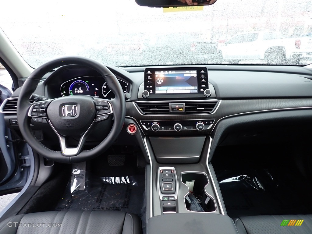 2022 Honda Accord Touring Hybrid Black Dashboard Photo #145796029