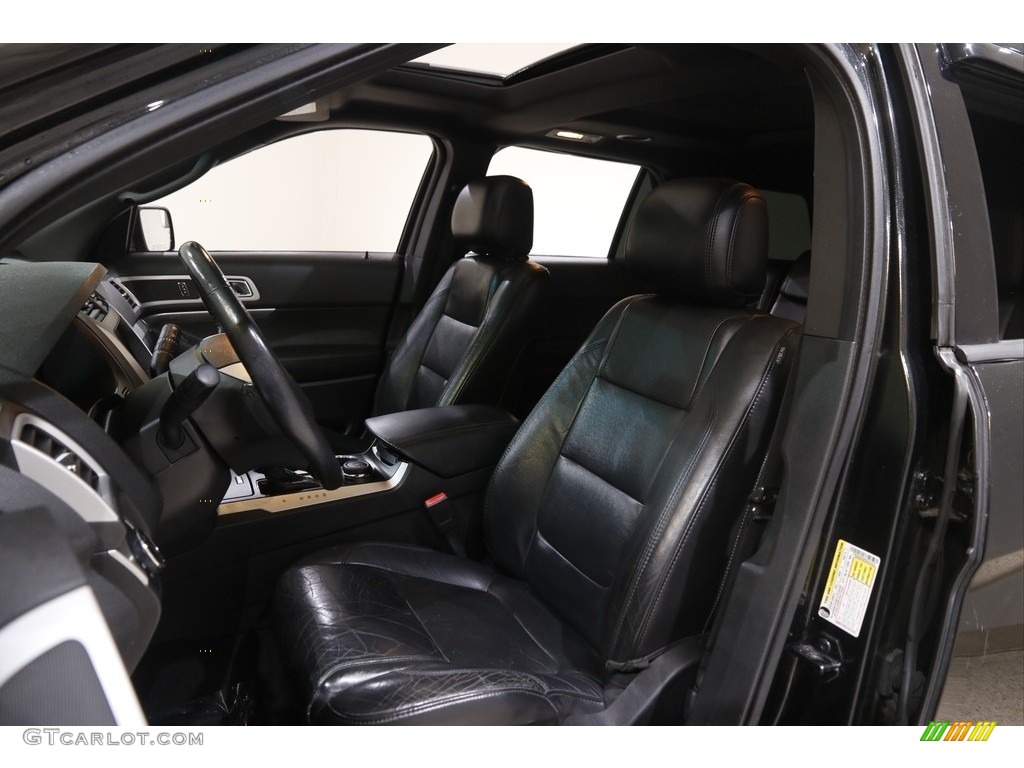 2013 Explorer XLT 4WD - Tuxedo Black Metallic / Charcoal Black photo #5