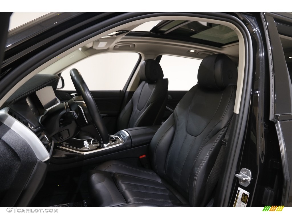 2020 X7 xDrive40i - Black Sapphire Metallic / Black photo #5
