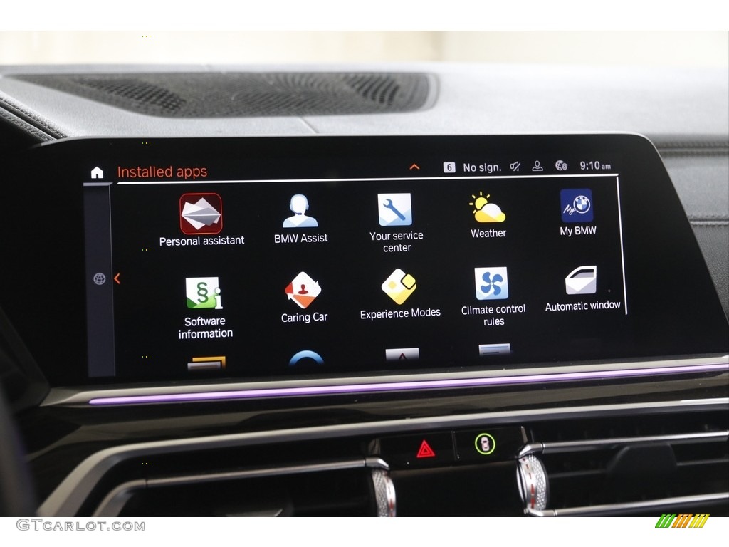 2020 X7 xDrive40i - Black Sapphire Metallic / Black photo #14