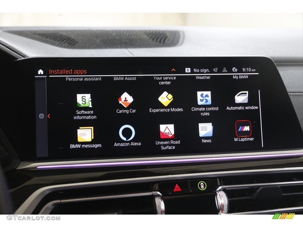 2020 X7 xDrive40i - Black Sapphire Metallic / Black photo #15