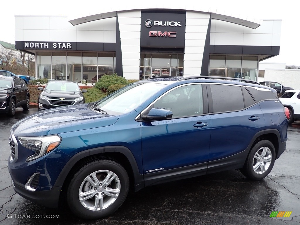 2020 Terrain SLE AWD - Blue Emerald Metallic / Jet Black photo #1