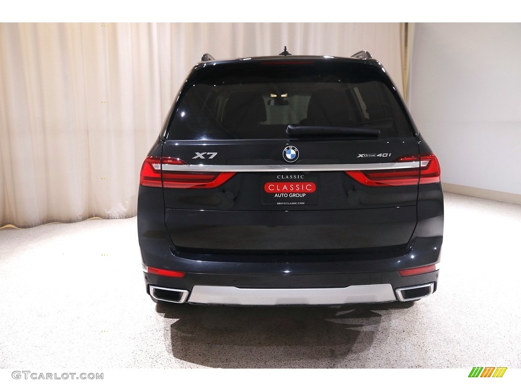 2020 X7 xDrive40i - Black Sapphire Metallic / Black photo #23