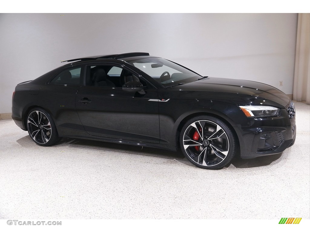 Mythos Black Metallic 2022 Audi S5 3.0T Premium Plus quattro Exterior Photo #145797649