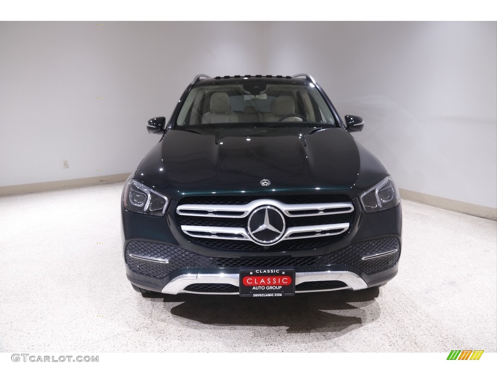 2020 GLE 350 4Matic - Emerald Green Metallic / Macchiato Beige/Magma Grey photo #2