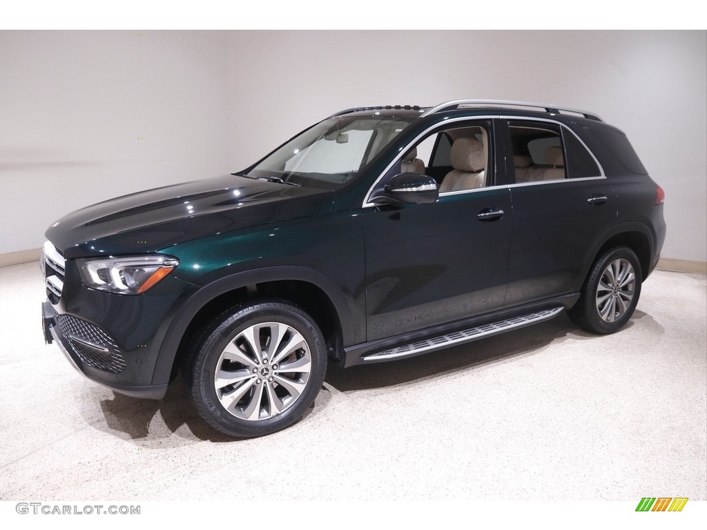 2020 GLE 350 4Matic - Emerald Green Metallic / Macchiato Beige/Magma Grey photo #3