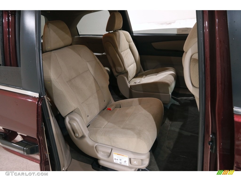 2014 Odyssey LX - Dark Cherry Pearl / Beige photo #16