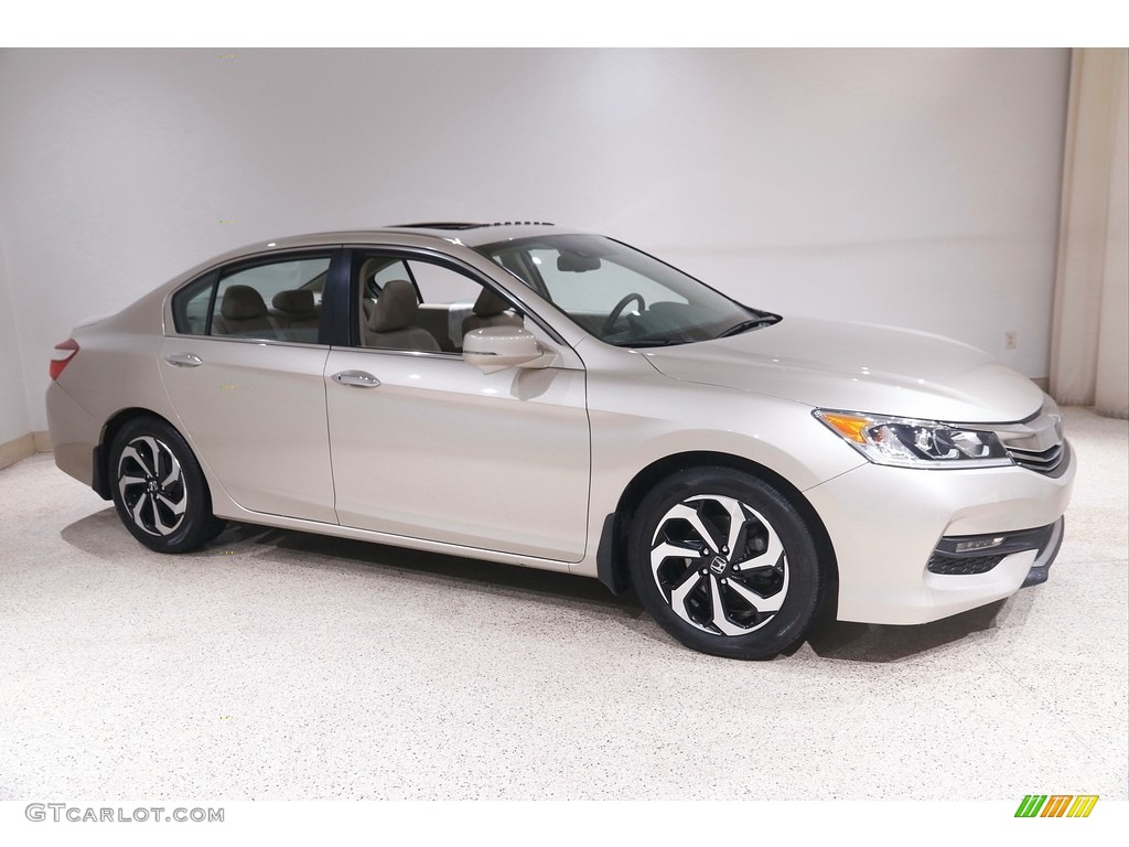 2017 Accord EX-L Sedan - Champagne Frost Pearl / Ivory photo #1