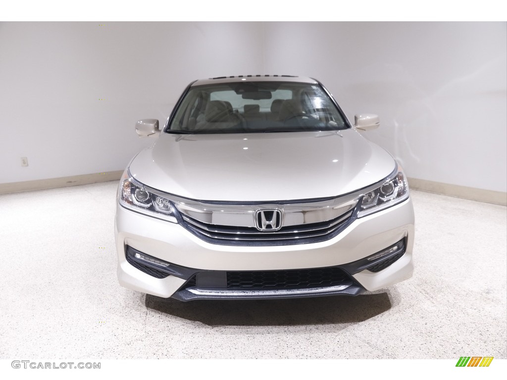 2017 Accord EX-L Sedan - Champagne Frost Pearl / Ivory photo #2