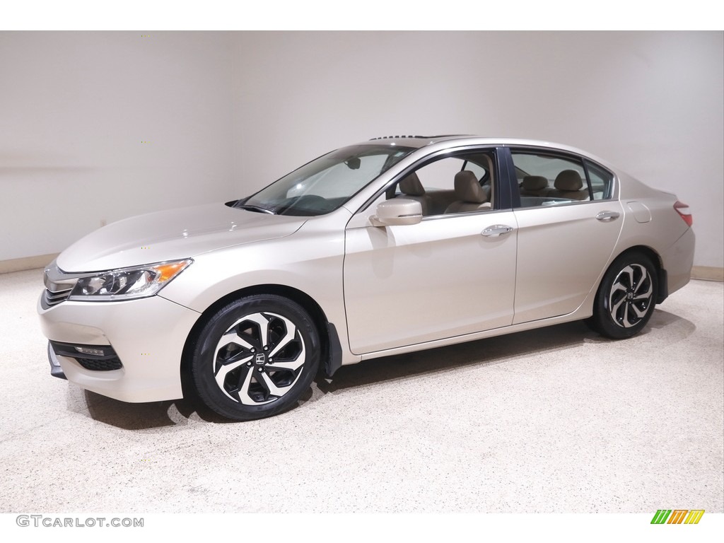 2017 Accord EX-L Sedan - Champagne Frost Pearl / Ivory photo #3