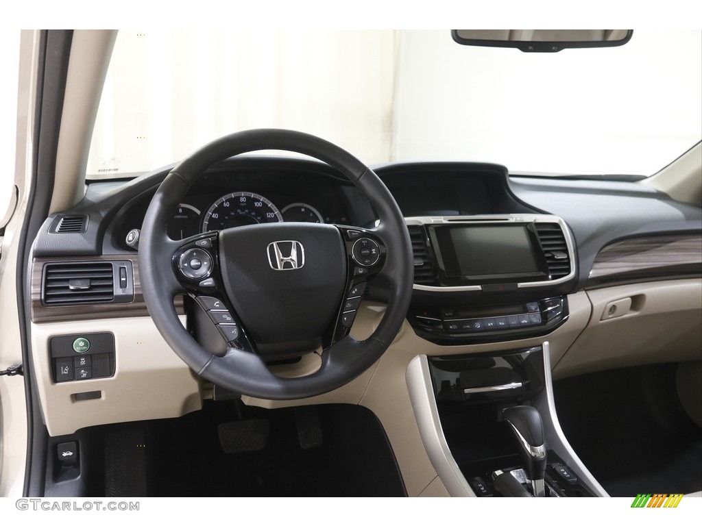 2017 Accord EX-L Sedan - Champagne Frost Pearl / Ivory photo #6