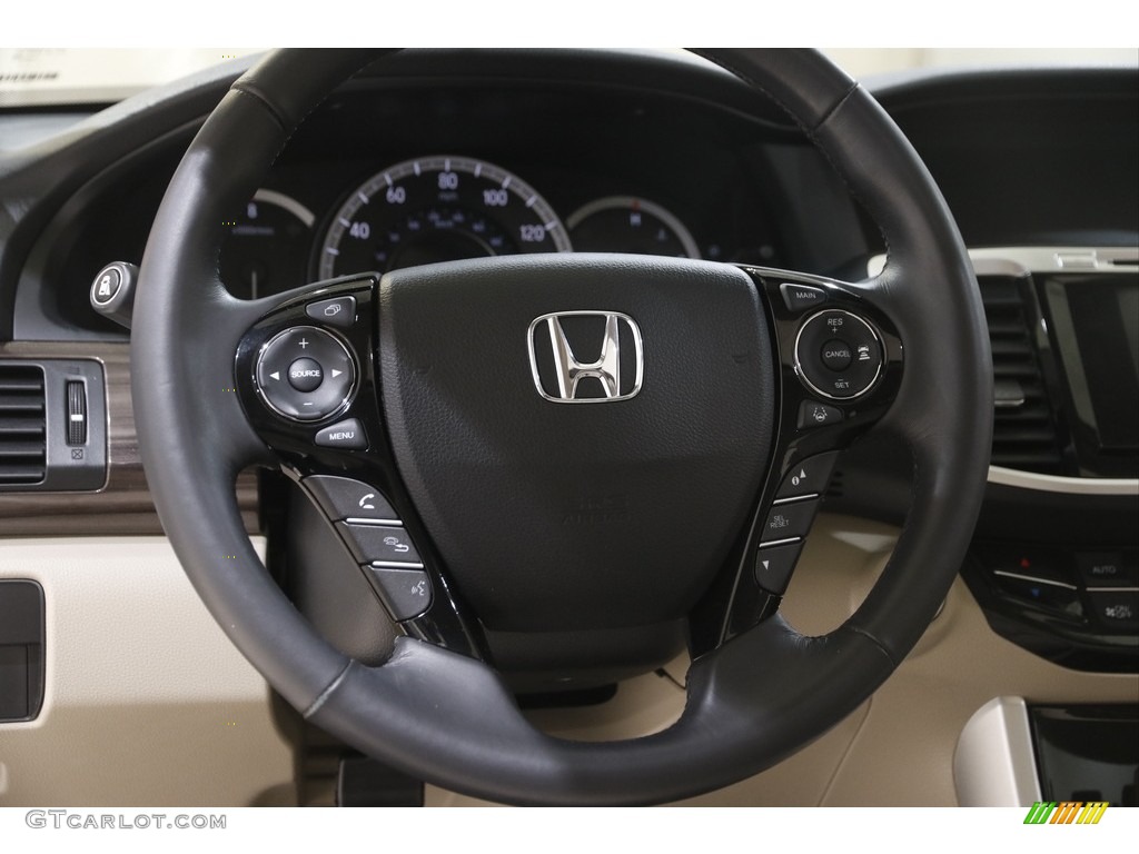 2017 Accord EX-L Sedan - Champagne Frost Pearl / Ivory photo #7