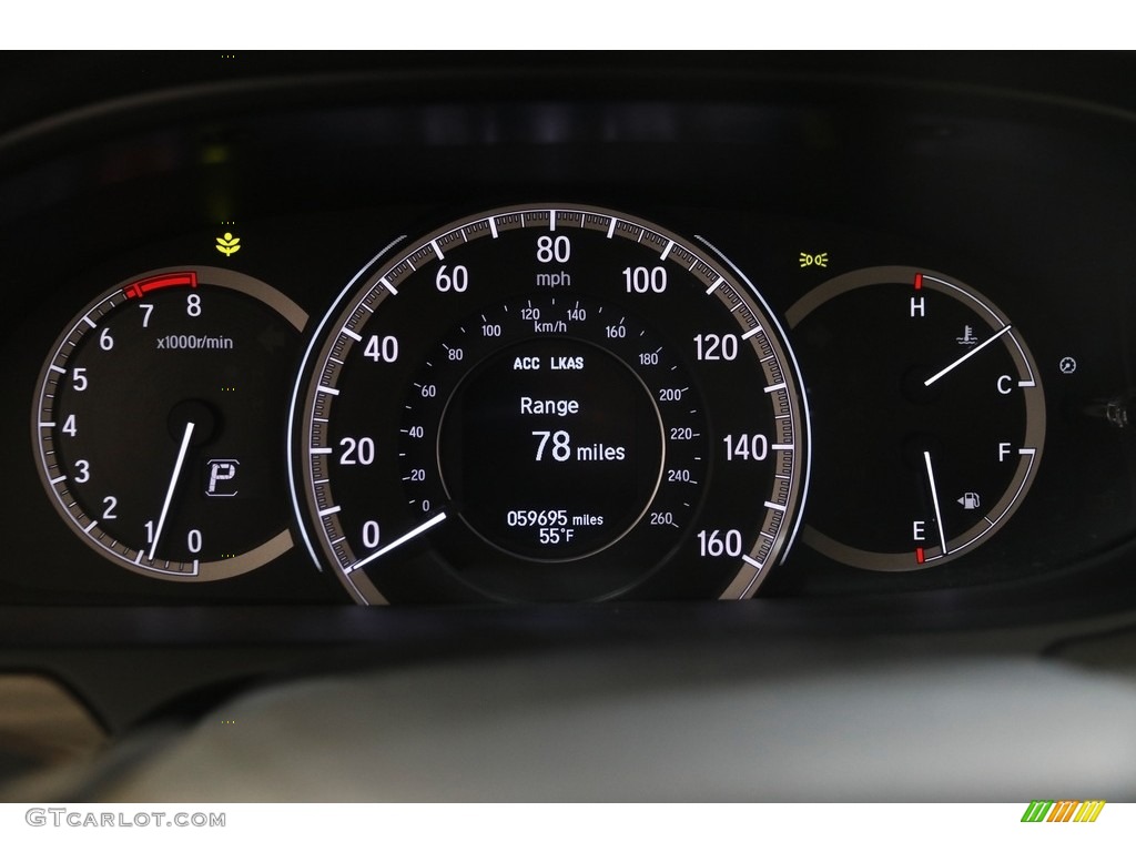 2017 Accord EX-L Sedan - Champagne Frost Pearl / Ivory photo #8