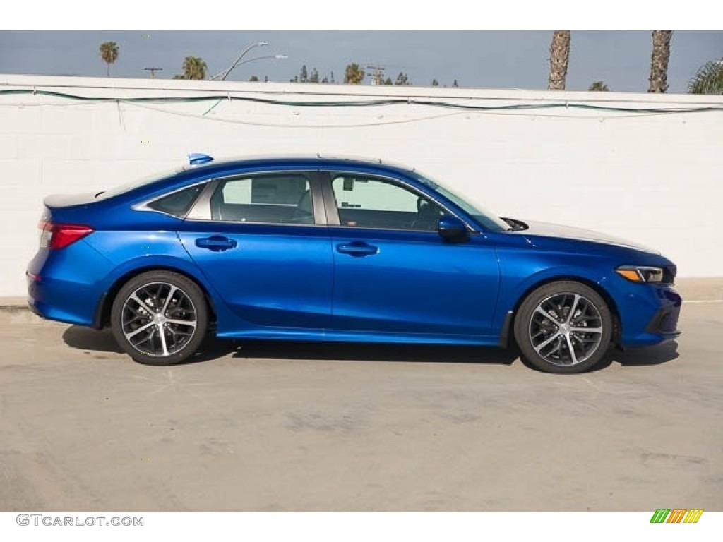 Aegean Blue Metallic 2023 Honda Civic Touring Sedan Exterior Photo #145798717