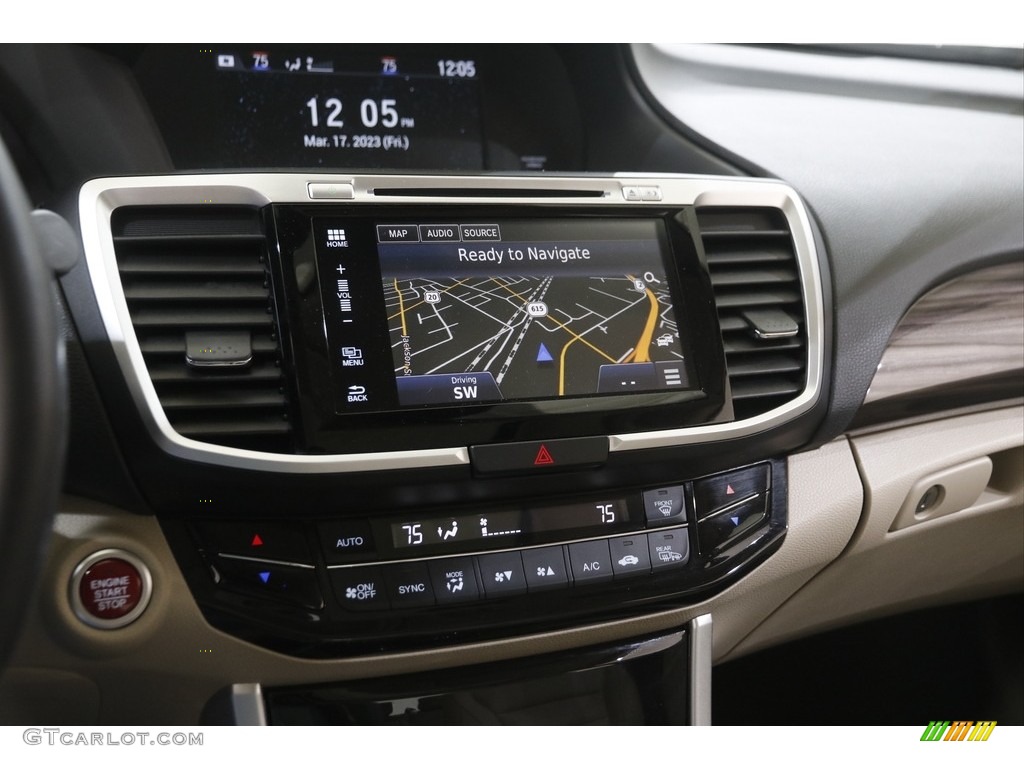 2017 Accord EX-L Sedan - Champagne Frost Pearl / Ivory photo #14