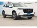 Platinum White Pearl 2023 Honda Pilot Elite AWD Exterior