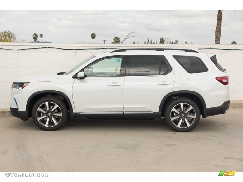 Platinum White Pearl 2023 Honda Pilot Elite AWD Exterior Photo #145799941