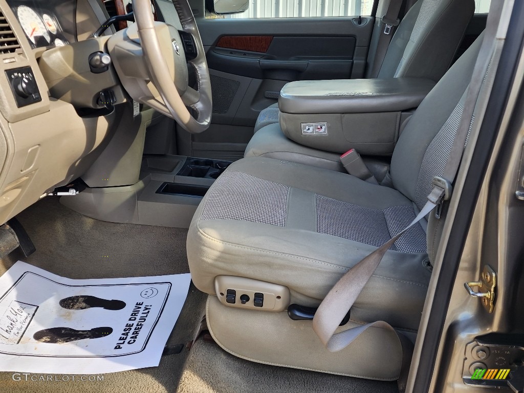 2006 Ram 3500 SLT Mega Cab 4x4 - Light Khaki Metallic / Khaki photo #9