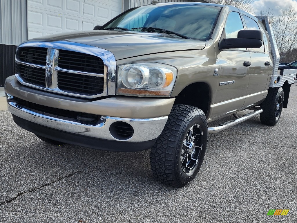 2006 Ram 3500 SLT Mega Cab 4x4 - Light Khaki Metallic / Khaki photo #17