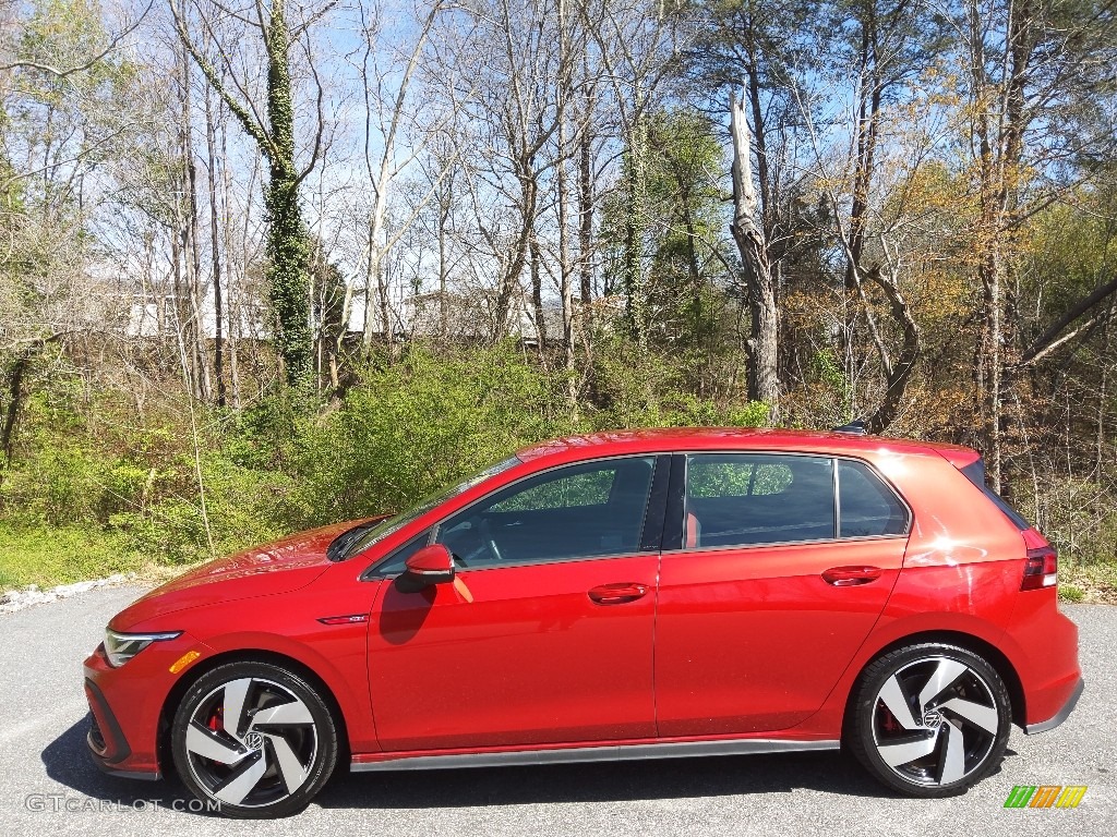 Kings Red Metallic 2022 Volkswagen Golf GTI S Exterior Photo #145800935