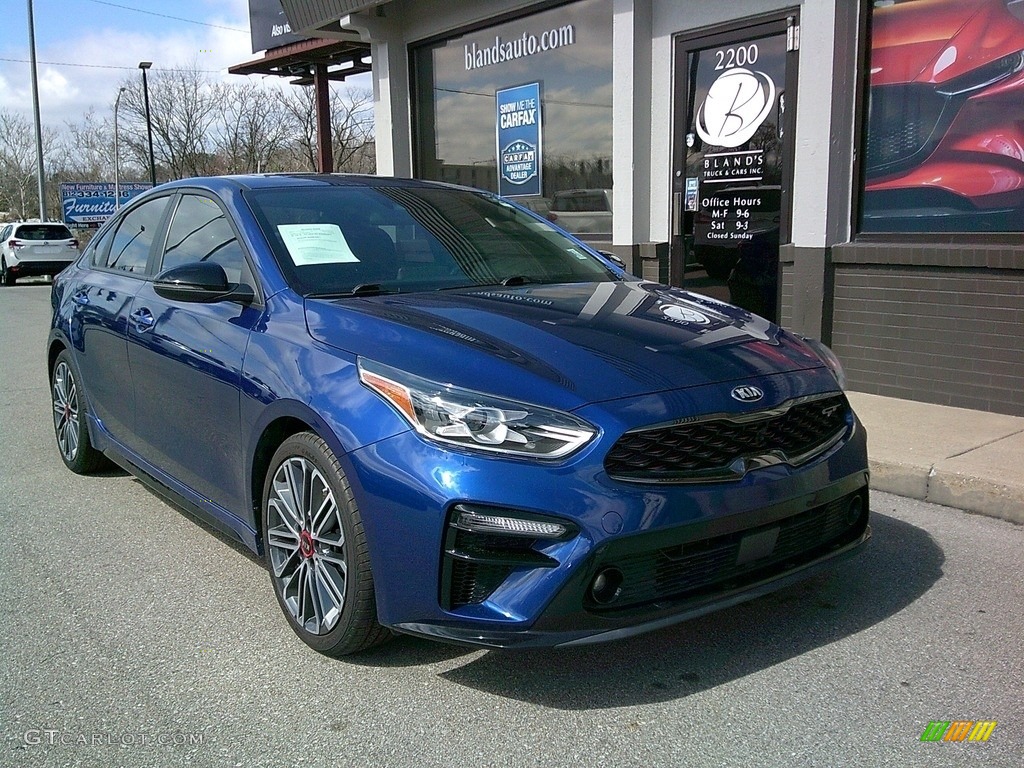 2021 Forte GT - Deep Sea Blue / Black photo #2