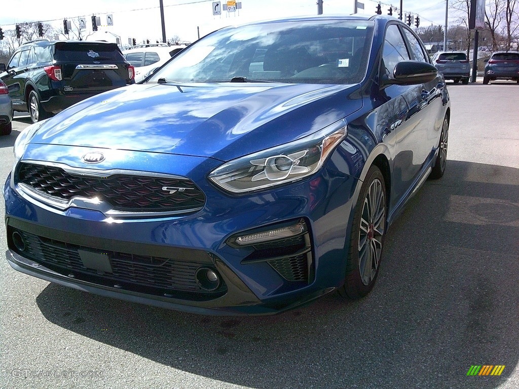 2021 Forte GT - Deep Sea Blue / Black photo #4