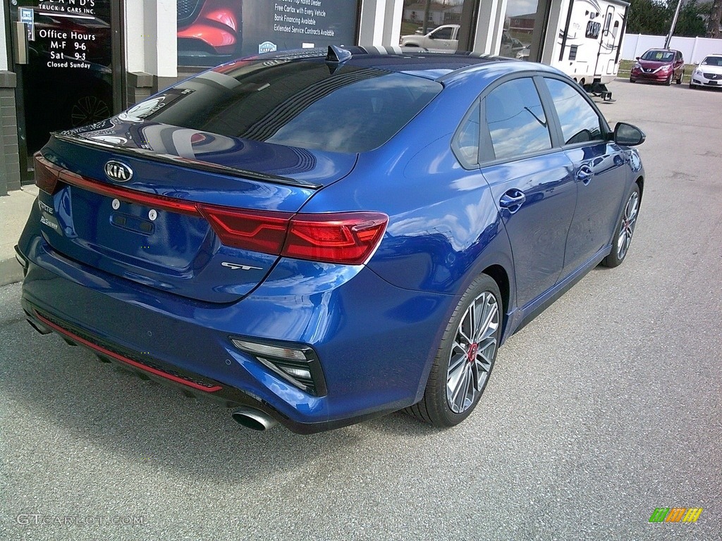 2021 Forte GT - Deep Sea Blue / Black photo #6