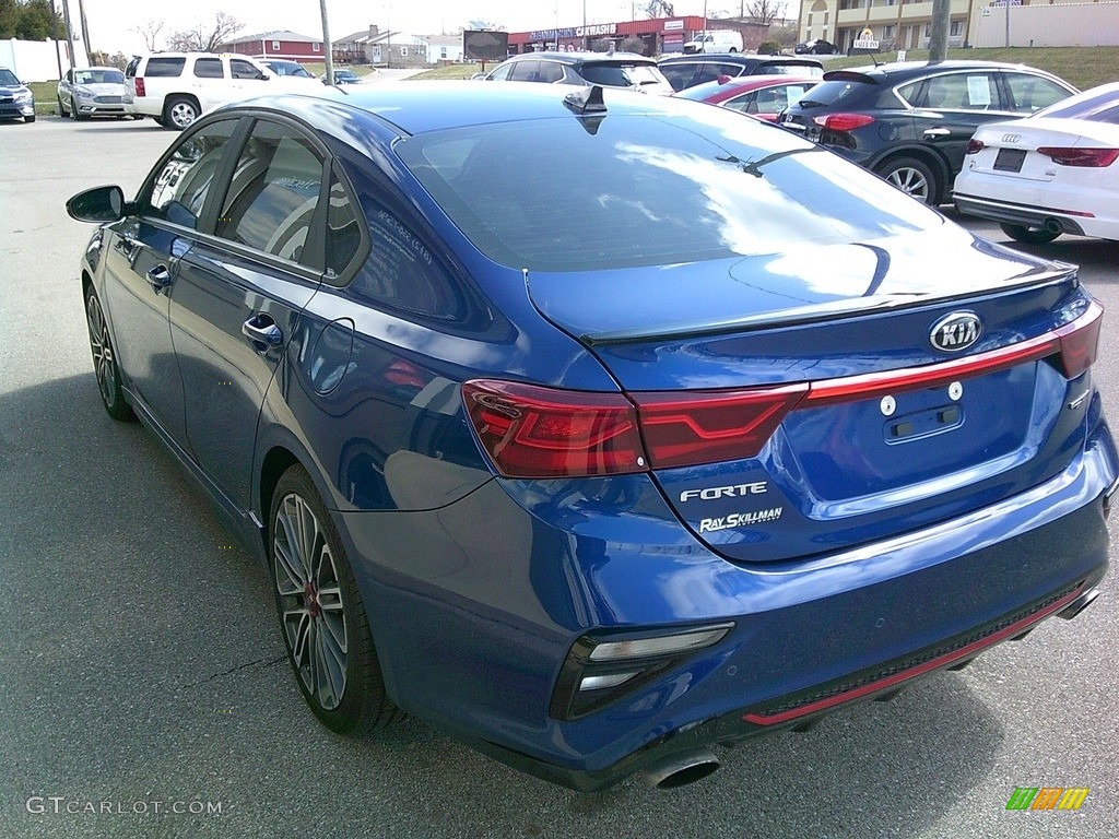 2021 Forte GT - Deep Sea Blue / Black photo #7