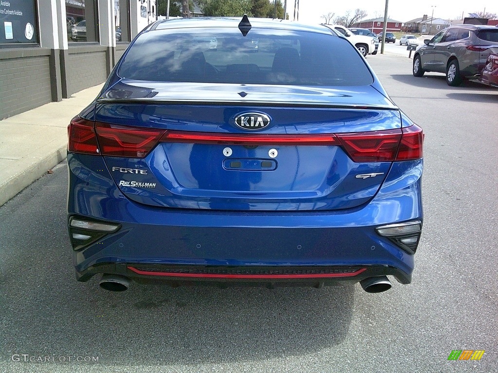 2021 Forte GT - Deep Sea Blue / Black photo #8