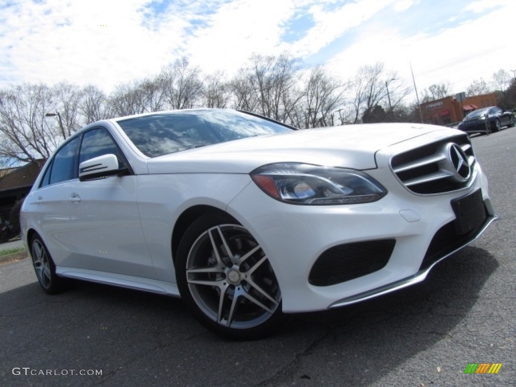 2015 E 350 4Matic Sedan - Polar White / Silk Beige/Espresso Brown photo #1