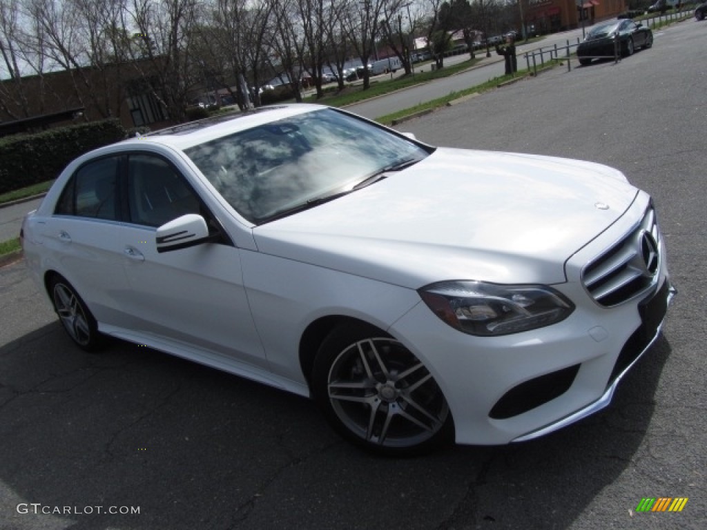 2015 E 350 4Matic Sedan - Polar White / Silk Beige/Espresso Brown photo #3