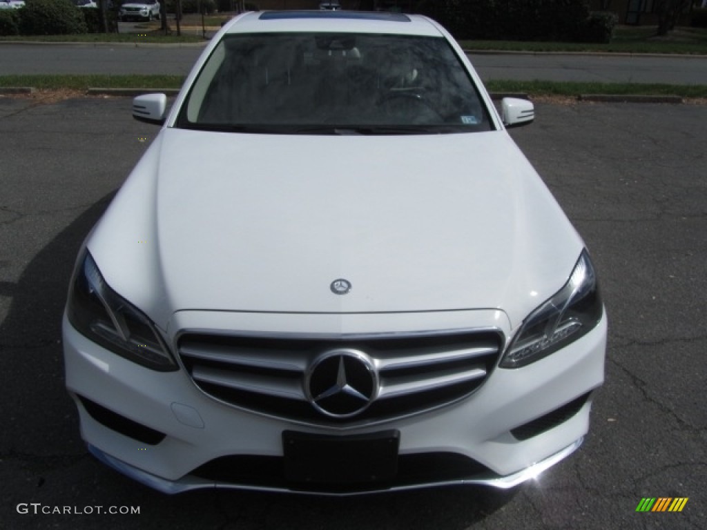 2015 E 350 4Matic Sedan - Polar White / Silk Beige/Espresso Brown photo #5