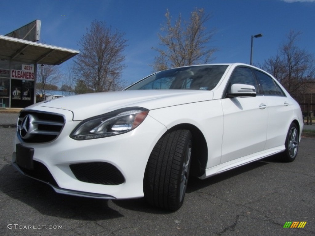 2015 E 350 4Matic Sedan - Polar White / Silk Beige/Espresso Brown photo #6