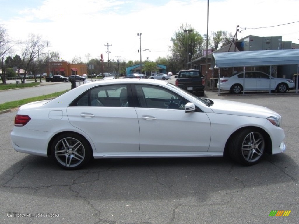 2015 E 350 4Matic Sedan - Polar White / Silk Beige/Espresso Brown photo #11