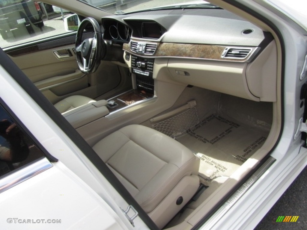 2015 E 350 4Matic Sedan - Polar White / Silk Beige/Espresso Brown photo #21