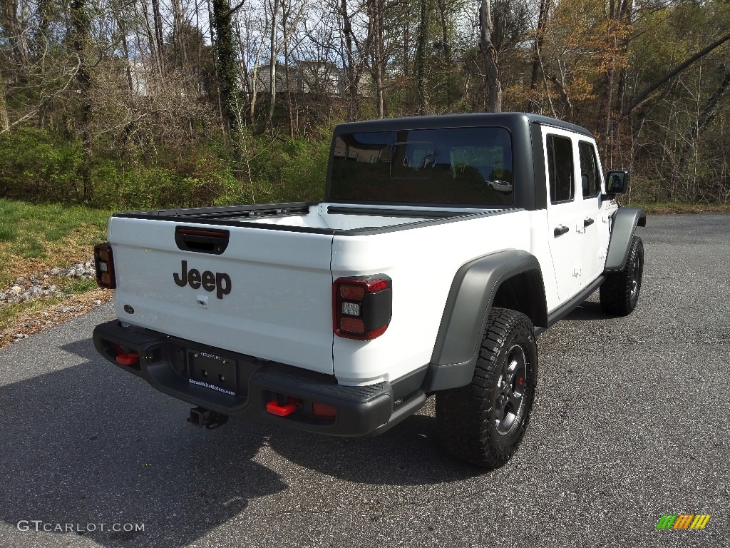 2023 Gladiator Rubicon 4x4 - Bright White / Black photo #6