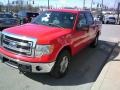 2014 Race Red Ford F150 XLT SuperCrew 4x4  photo #3