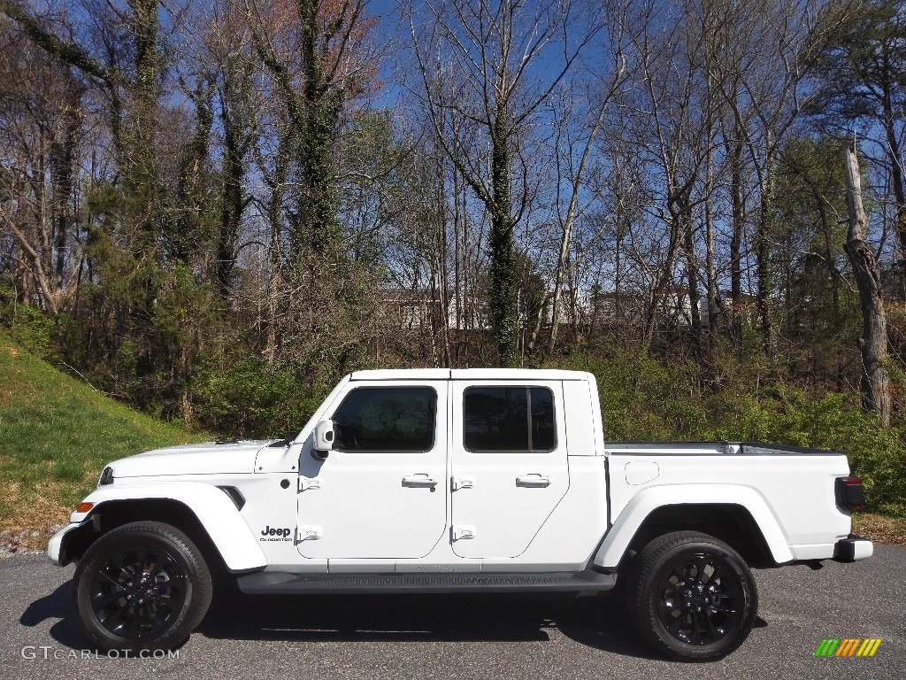 2021 Gladiator High Altitude 4x4 - Bright White / Black photo #1