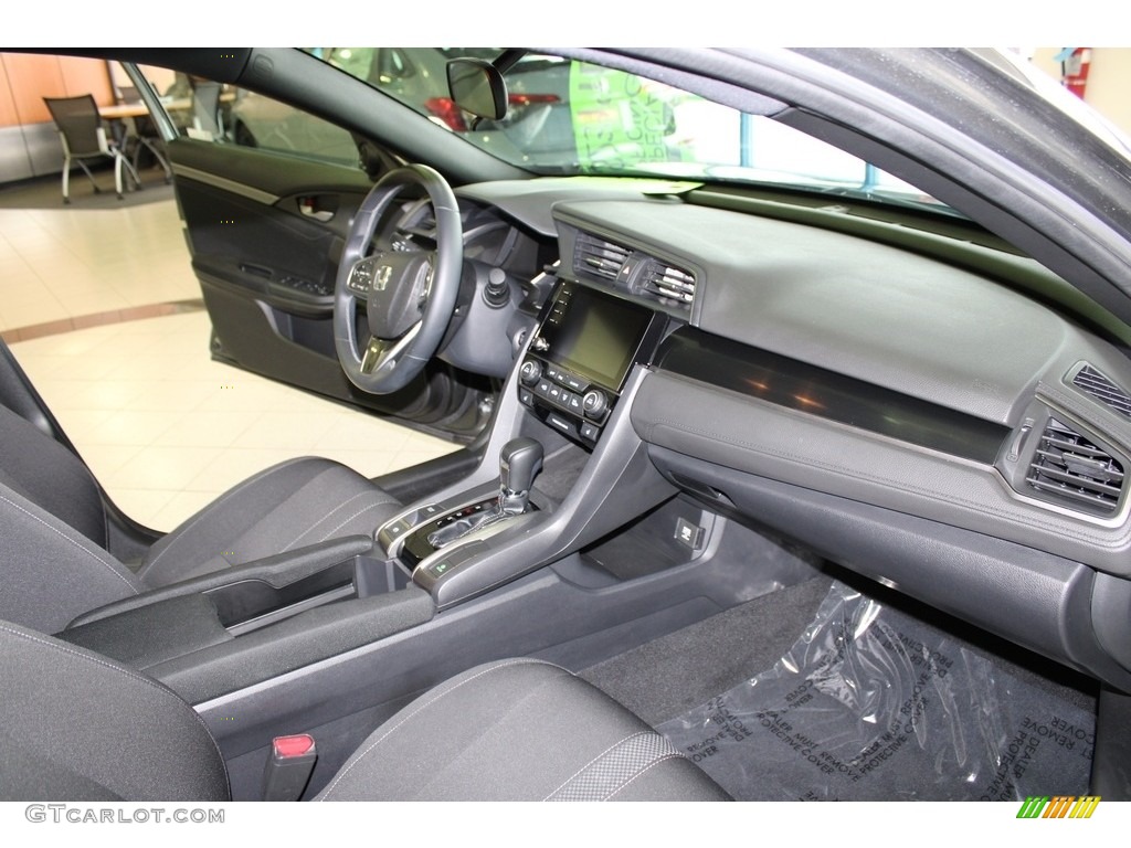 2020 Civic EX Hatchback - Polished Metal Metallic / Black photo #15