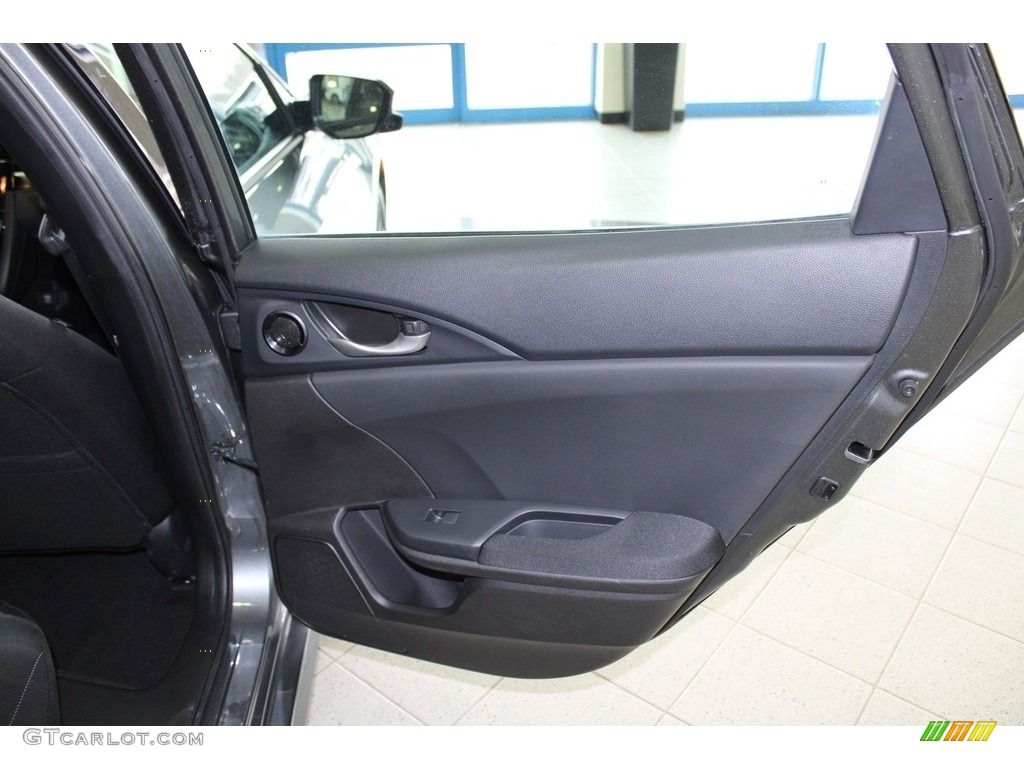 2020 Civic EX Hatchback - Polished Metal Metallic / Black photo #18